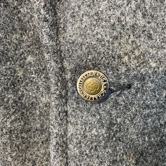 Schaefer Outfitter Size XL Vintage Grey Wool Blend Western Style Vest • USA - Picture 4 of 9